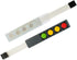 5Pcs 1x4 4 Key Membrane Switch MG192B, 4-key Array for Microcontroller Extended Keyboard, 5Pin Dupont DIY