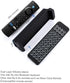 iPazzPort Mini Bluetooth Keyboard (QWERTY), Backlit Wireless Remote, Compatible with AMZ TV Stick 4K Max, Smart TV
