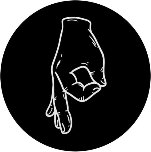 PopSockets Standard PopGrip Funny Finger Circle Game Made You Look Tempting Meme Gift