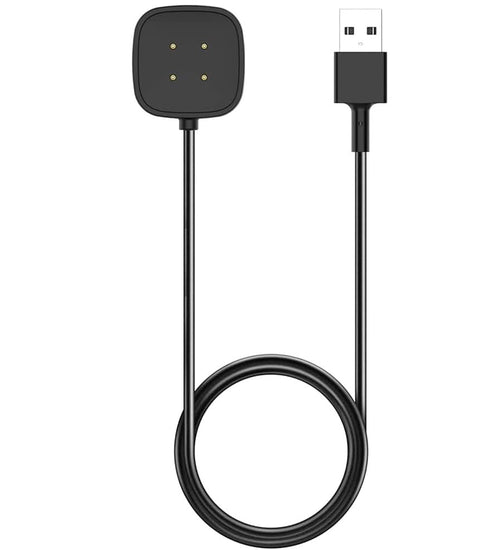 Charger for Fitbit Sense/Sense 2/Versa 3/Versa 4, Replacement USB Charging Cable for Versa 4/3/Sense 2/Sense (3.3ft/1m)
