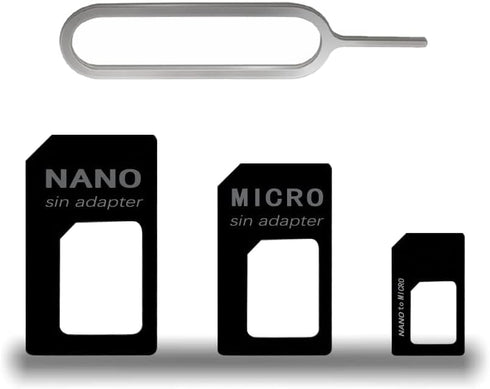 FENMORE 3 in 1 Nano SIM Card Adapter, SIM Card Adapter Kit, Sim