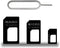 FENMORE 3 in 1 Nano SIM Card Adapter, SIM Card Adapter Kit, Sim