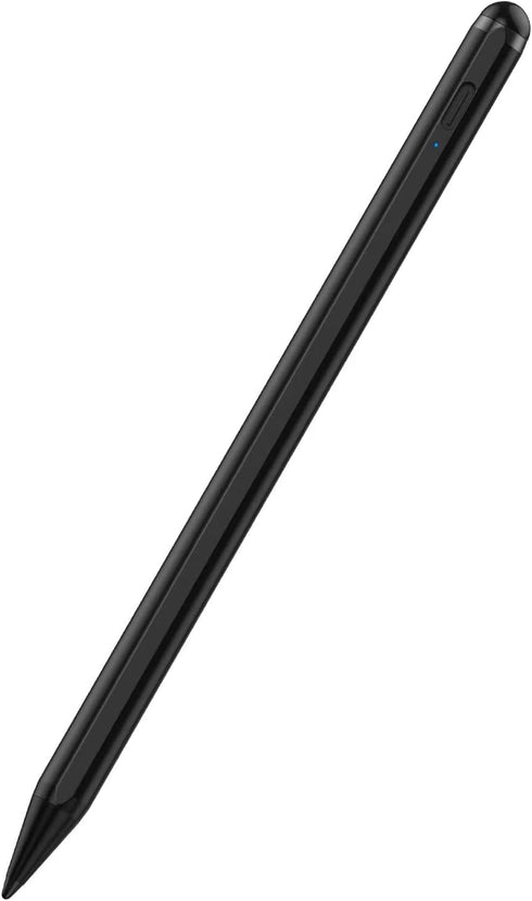 Stylus Pen, 2X Fast Charge Active Pencil for 2018-2024 Apple iPad Pro 11"/12.9"/M4, iPad Air 3/4/5/M2, Black