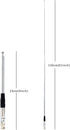 HYS 27Mhz 9-Inch 51-inch Radio(27Mhz) Antenna to Telescopic/Rod HT Antennas for CB Handheld/Portable Radio with BNC