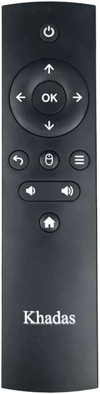 Khadas IR Remote with 12 Buttons Without Li-Battery, Compatible for VIM3/VIM3L/VIM2/VIM1S/VIM1/Edge-V