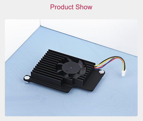 Active Cooler for Raspberry Pi 5 - Combines Active Cooling Fan, Aluminum Heatsink, and Thermal Pad (No Pi Board)