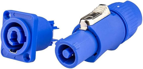 Powercon Connector Input and Output 2 Set, Suitable for Nac3fca Powercon Power Connector Plug, Powercon Female Jack Ac Connector to Male Powercon