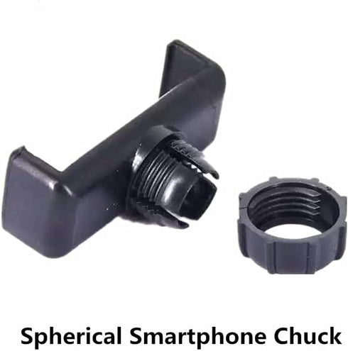 2 Pack Ring Light Phone Holder Replacement Clamp, 17mm Rotate Ball Clip Base for Live Broadcast Tripod Mount