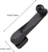 2 Pack 17mm Ball Joint Extension Arm Female to Male Head Dead Angle Adapter Bracket Extender Rotating Rod for Car Air Outlet Vent Phone Stand GPS Mount Holder Dash Camera Handle Hook Clamp