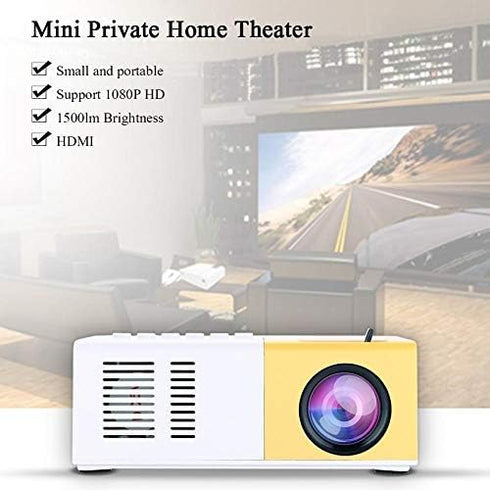Smart Projector, Portable 6000 Lumens LED Mini Projector, 1080P Home Theater Video Projector for Outdoor Recreation