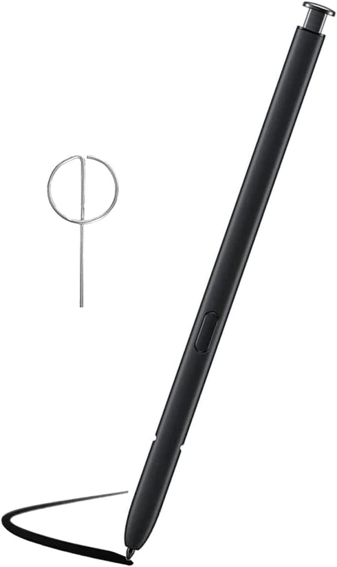 Black Galaxy S23 Ultra Pen Without Bluetooth, Replacement Stylus Pen for Samsung Galaxy S23 Ultra 5G with Eject Pin