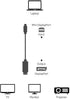 4K 6 Amazon Basics Mini DisplayPort to DisplayPort Cable, Display, Gold-Plated Plugs, Foot, Black