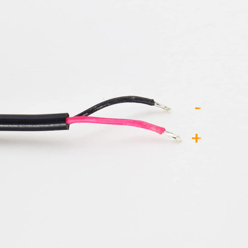 5PCS Micro USB Cable 2 Wire Pigtail Cable, Micro USB Male to Open-end, 30cm 12inch 22AWG 5V 3A DIY Power Charge Cable