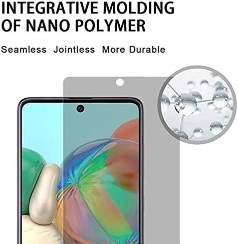 Privacy Screen Protector for Samsung Galaxy A71 5G, 2-Pack Full Coverage Tempered Glass