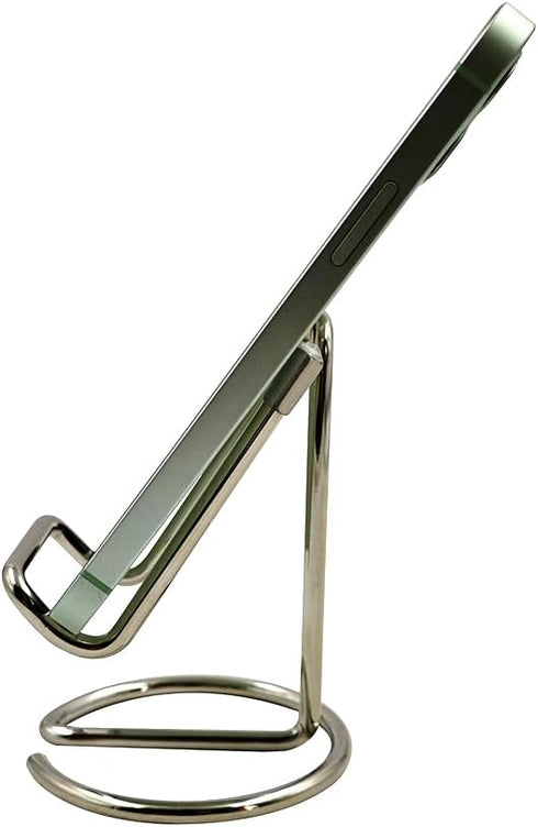 JinZeFa Cell Phone Iron Stand Holder, Metal Universal Portable Tablets Holder, Compatible with All Mobile Phones