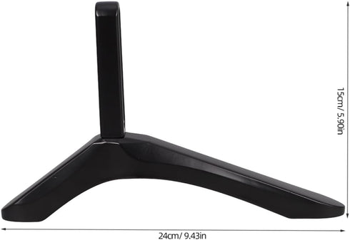 VOSAREA Universal No-Drill TV Stand Base for Flat Screen TVs Adjustable Height Metal Furniture Legs Easy Installation