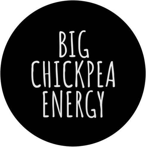I Love Chickpeas Designs By JXCO Big Chickpea Energy PopSockets Standard PopGrip