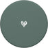 Cute Sage Green Heart Love Minimalist PopSockets Standard PopGrip
