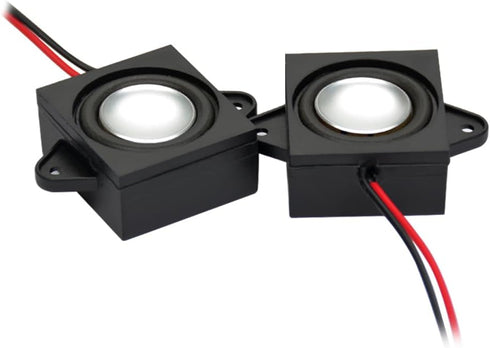 4PCS Single Cavity Mini Speaker 3W 8Ohm Full-Range Cavity Advertising Machine Speaker with JST-PH2.0mm 2 pin Interface