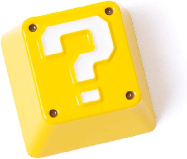 Question Block Keycap for Mechanical Gaming Keyboard, Cherry MX Profile, ESC R4 Height - Metal