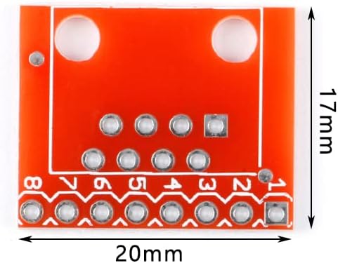 10pcs RJ45 Ethernet Connector Breakout Board circuit boards Module Electronics RJ45 to DIP Adapter Plate Board Ethernet Connector DIY Electronics for Arduino