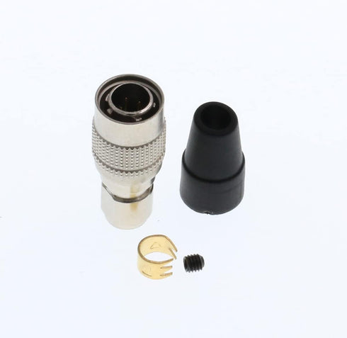 DRRI Replacement Hirose Circular 4 Pin Male Plug Connector HR10A-7P-4P for Sony/Sound Devices