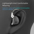 KZ EDC in-Ear Monitors, HiFi Stereo IEM Wired Noise Isolating Sport Earphones for Musician Audiophile (Blue Purple)