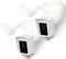 Silicone Skin Case for Ring Floodlight Cam Wired Pro, UV & Weather Protection Cover, White, 2 Pack