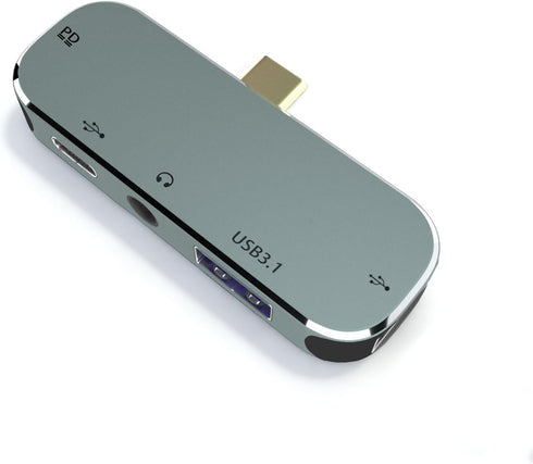 TPYoimay USB TYPE-C 5-in-1 docking station supports PD3.0 charging, Type-C interface 3.55 headphone
