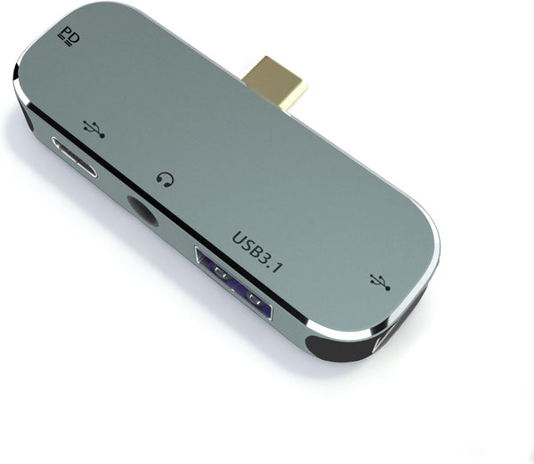 TPYoimay USB TYPE-C 5-in-1 docking station supports PD3.0 charging, Type-C interface 3.55 headphone