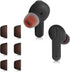 kwmobile Silicone Ear Tips for JBL Tune 230 NC TWS / T230NC - 6X Replacement Tips - Black