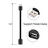xiwai 13cm USB 2.0 Type-A Male to Male Female Data Flat Slim FPC Cable for Disk, FPV & Phone