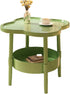 Vmohuyktx Cream Tinted Bedsides Table Organizers Friendly Rounded Corners Lightweight Portable Home Storage Upgrades