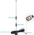 BINGFU VHF UHF Ham Amateur Radio Police Scanner Antenna Magnetic Base BNC Male Antenna Compatible with Uniden Bearcat