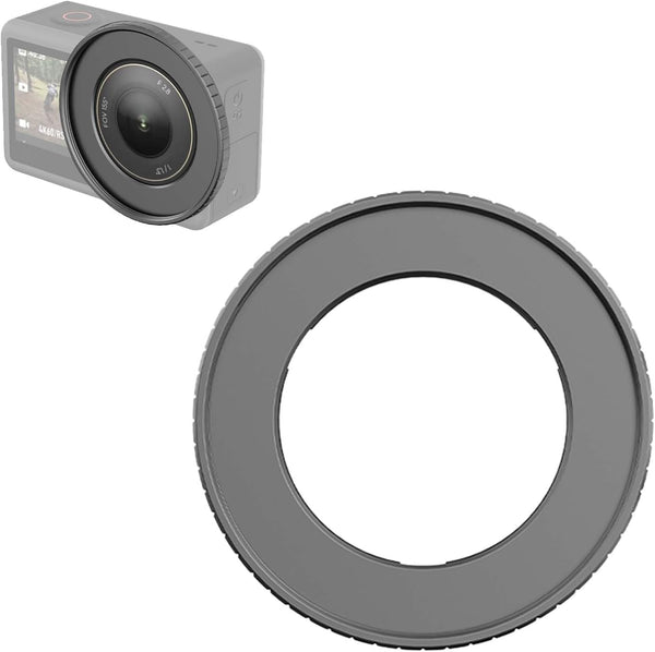 Generic 49mm Lens Filter Adapter Ring for DJI Action 4 Camera, Snap-On Filter