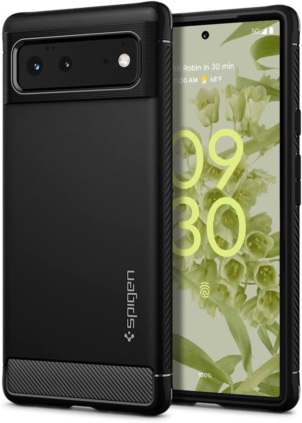 Spigen Rugged Armor Case Designed for Google Pixel 6 (2021) - Matte Black