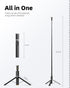 TODI 63" All-in-1, Cell Phone Selfie Stick Tripod, Portable Tripod for iPhone with Wireless Remote, Extendable