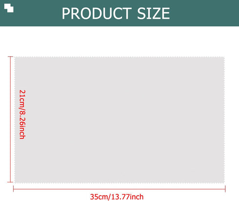 2 Pack 15 15.6 16" 15-16 inch Microfiber Liner Cleaning Cloth for HP/DELL/Lenovo/ASUS/Acer/Samsung/MSI/LG, etc