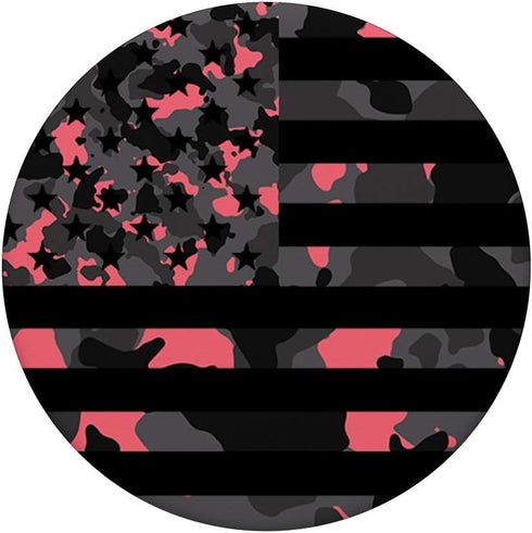 Phones Pop out USA American Flag Pink Grey Hunting Camo PopSockets PopGrip: Swappable Grip for Phones & Tablets