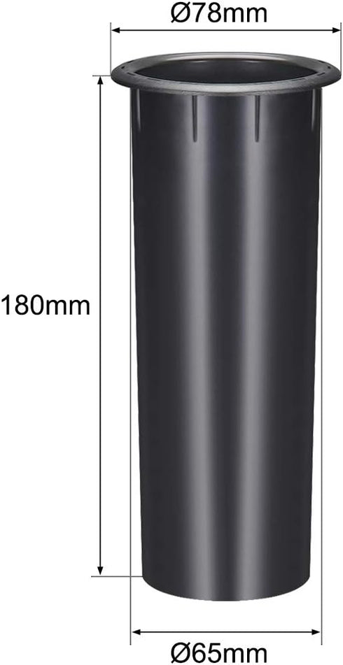 uxcell 65mm x 180mm Speaker Port Tube Subwoofer Bass Reflex Tube Bass Woofer Box 2pcs