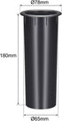 uxcell 65mm x 180mm Speaker Port Tube Subwoofer Bass Reflex Tube Bass Woofer Box 2pcs