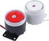 Electronic Buzzer Continuous Sound Decibel Piezo Buzzer IC Alarm Speaker, 120db DC12V, 2 Pcs