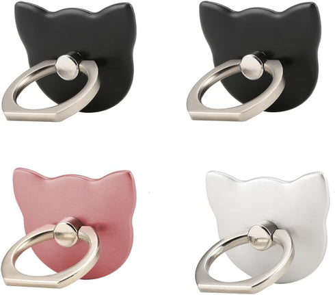 lenoup Cat Cell Phone Holder,360 Rotation Phone Ring Kickstand,Universal Cell Phone Ring Grip