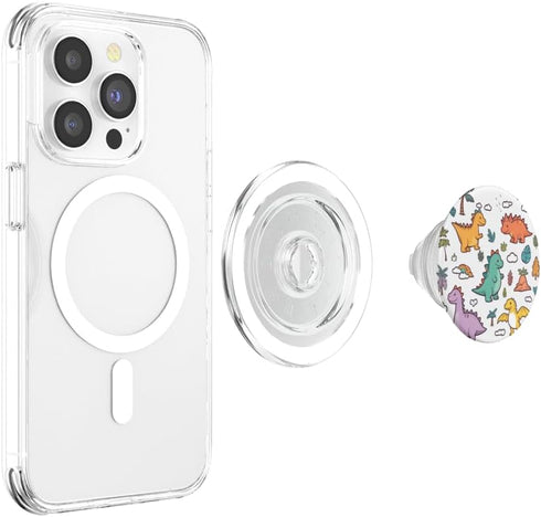 Dino Dinosaurs Phone Popper Dino Dinosaur PopSockets PopGrip for MagSafe