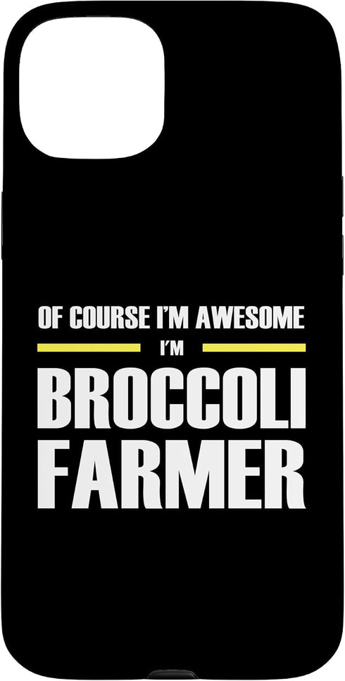 Broccoli Farmer Collections Awesome Broccoli Farmer Case for iPhone 15 Plus