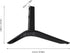 TOMETURE 2pcs 32/40/42/43/49/50/55/58in TV Stand Legs Compatible with Skyworth - Flat Screen Mount Stand Base Support