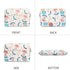 Canvaslife Waterproof Pattern Laptop Sleeve, 13-inch 13.3-inch Laptop Case with Pocket (Garden)