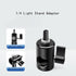 TEHAOUU 1/4 16mm Stainless Steel Light Stand Adapter, Photography Studio Live Broadcast Tripod Converter, Compatible