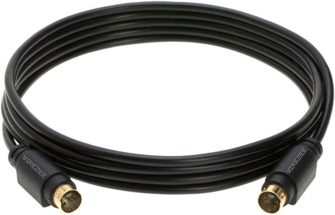 S-Video Cable 4 Pin Male 75 Ohm Patch Cord - Available in 6ft, 12ft, 25ft, 50ft for DVD HDTV
