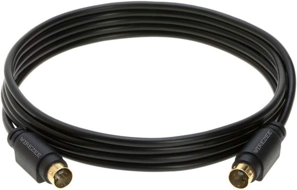 S-Video Cable 4 Pin Male 75 Ohm Patch Cord - Available in 6ft, 12ft, 25ft, 50ft for DVD HDTV